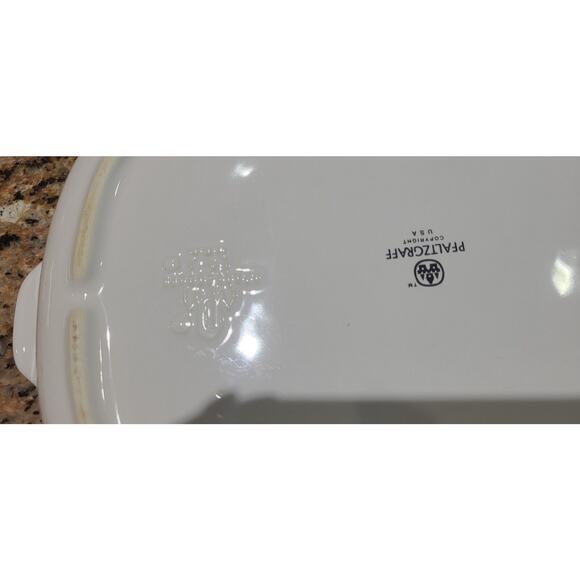 PFALTZGRAFF U.S.A. 13" x 9" Rectangular Baker Casserole Blue And Red Flowers - Picture 14 of 16